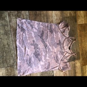 Express burnout leisure athletic casual top